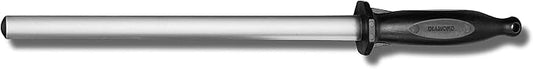 Mercer Culinary 12-Inch Diamond Sharpening Steel, Stainless, 30x10x3 cm