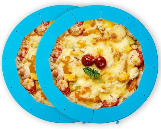 SUUCARER Adjustable Pie Crust Shield Silicone Pie Protector, Pie Ring Crust Bake Protector Pie Cover，Pie Accessories Kitchen Gadget for Baking Pizza Pie Tools, Fits 8 to 10.5 Inch Pie Pans, 2 PCS by Unknown