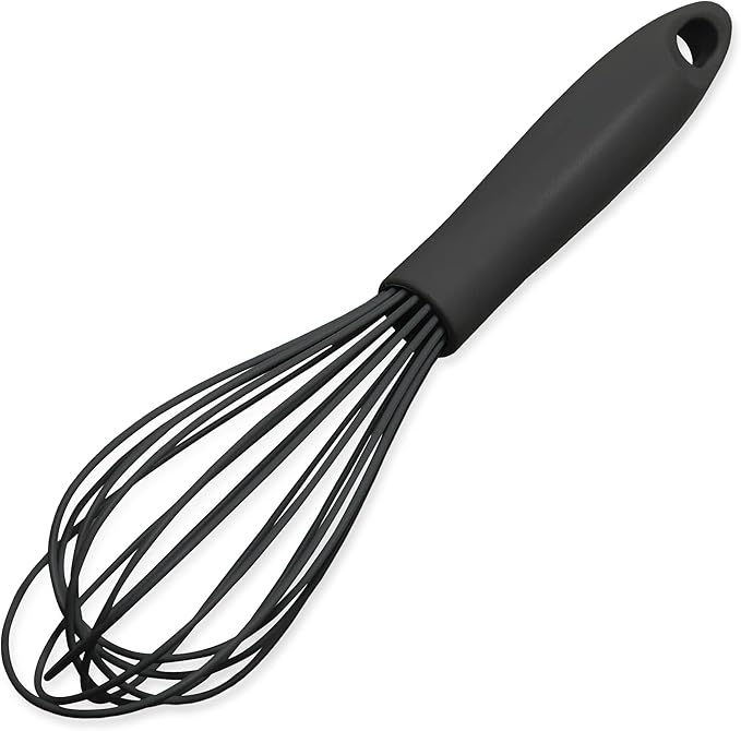 Chef Craft Premium Silicone Wire Cooking Whisk, 10.5 inch, Black by ChefCraft