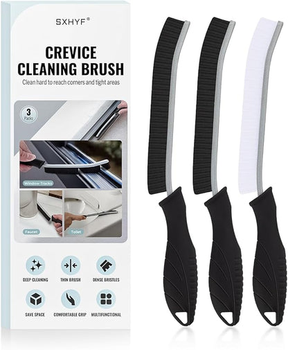 SXhyf Crevice Cleaning Brush - Grout Scrub Brush, House Cleaning Supplies, Gap Cleaning Tools, Home Essentials, Gifts for Women Men, Hard Bristle Crevice Cleaner Brush for Household Use, Bathroom by SXhyf