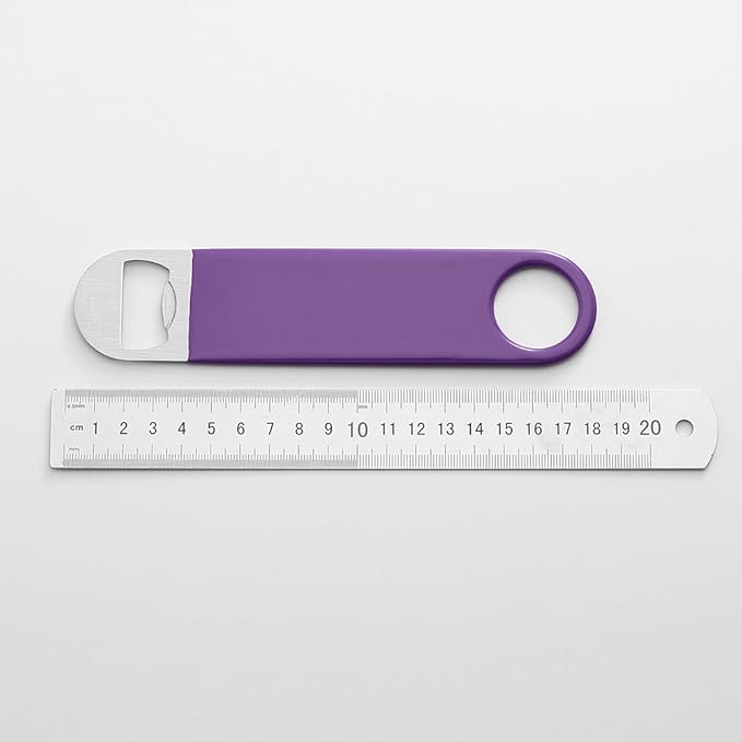 3 Pack 7" Heavy Duty Flat Bottle Opener, Pink - Image 2