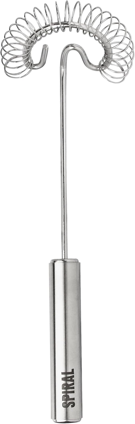 Tovolo Spiral Whisk Stainless Steel 10” Sauce and Gravy Whisk for Cooking Blending Mixing Stirring Whipping Whisking and Egg Beating, Easy to Clean Dishwasher Safe Kitchen Flat Bottom Coil Whisker