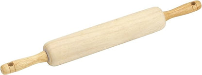 GoodCook Classic Wooden Rolling Pin with Easy Roll Bearings by GoodCook