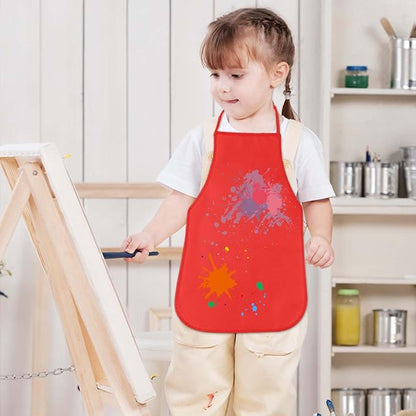 KUUQA 16/24/30/36/40Pcs Kids Apron Painting Aprons for Kids, Kids Paint Apron Art Smock for Classroom Painting Party Supplies