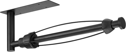 DEKAVA Under Cabinet Wall Mount Paper Towel Holder, Self-Adhesive Bar, Stainless Steel 13 inch (Black) by DEKAVA