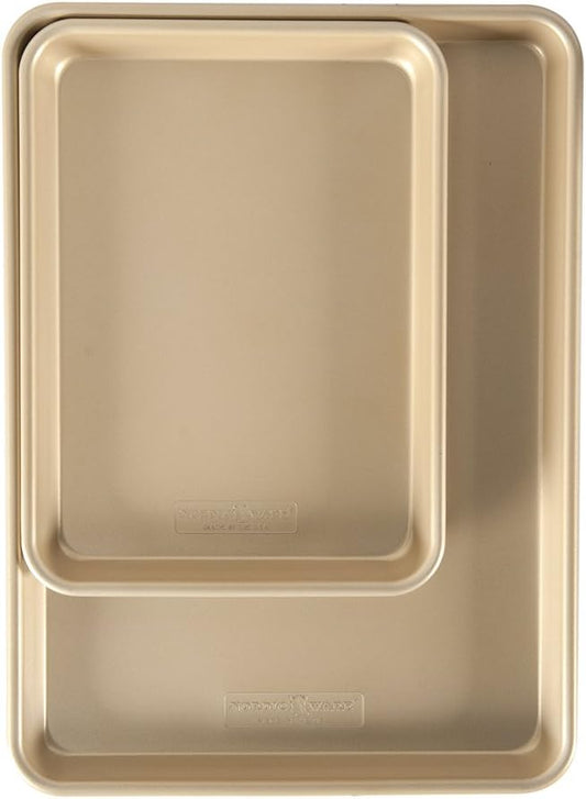 Nordic Ware Naturals NonStick Half Sheet and Quarter Sheet Set 24 inches