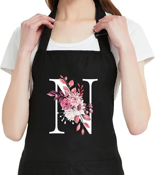 Personalized Aprons for Women with Pockets, Cute Aprons for Women Chef Baking, Cooking Gifts for Mom Birthday