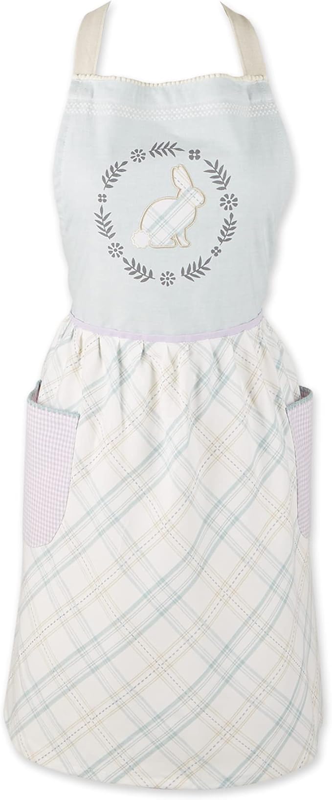 DII Women's Spring & Summer Apron Collection Adjustable, Two Large Pockets & Extra Long Ties, One Size Fits Most