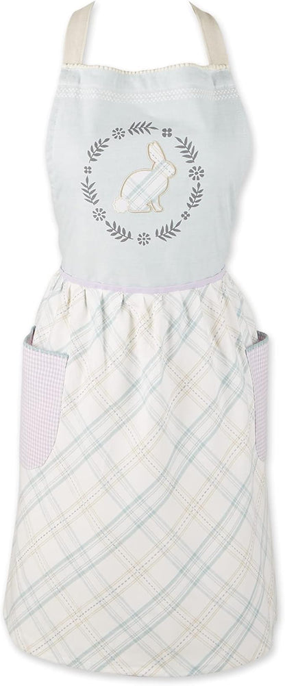 DII Women's Spring & Summer Apron Collection Adjustable, Two Large Pockets & Extra Long Ties, One Size Fits Most