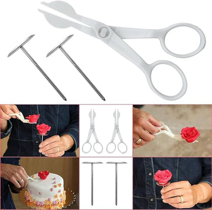 Cake Decorating Tools Supplies Kit - 82Pcs Baking Accessories with Turntable Stand Leveler 12 Piping Tips 52 Bags Icing Comb Scrapers Spatulas Cupcake Cookie Frosting Fondant Bakery Set for Beginners - Image 7