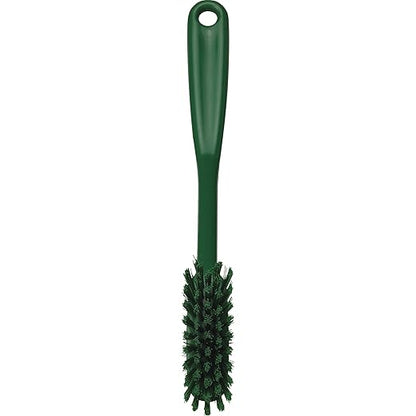 Vikan - Fine Dish Brush - Heavy-Duty, Narrow, Slip-Resistant Cleaning Brush, Polypropylene, Polyester Bristle, 11 Inch, Green, (42872) - Image 2