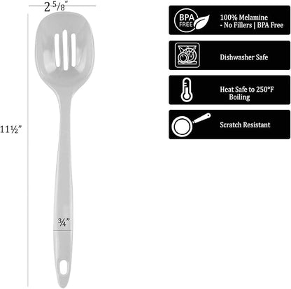 Durable Melamine Cooking Slotted Spoon (Pack of 2) - Image 4