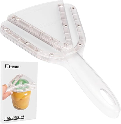 Uinxan Jar Opener for Weak Hand & Seniors with Arthritis,Easy Twist Off Bottle Caps,Patent | Unique Kitchen Gadgets,Handheld Lid Top Open for Elderly/Women/Men (Transparent) - Image 8