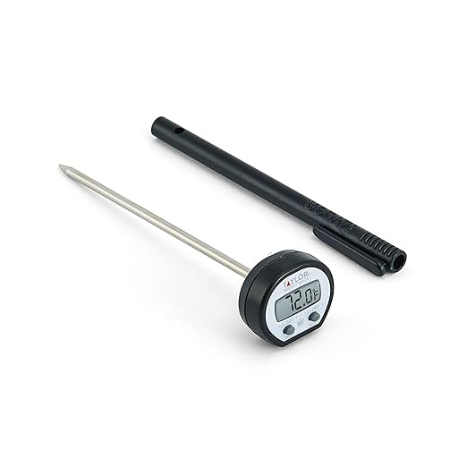Taylor Digital Instant Read Meat Food Grill BBQ Kitchen Cooking Thermometer With Pocket - Image 4