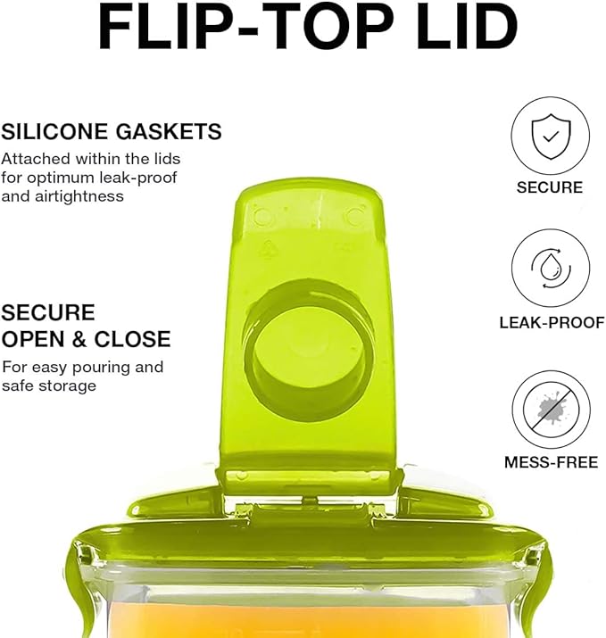 LocknLock Aqua Fridge Door Water Jug | Clear Pitcher | BPA Free Plastic Pitcher with Lid | 3 Quart Pitcher with Lid for Water, Juice, Tea & More Beverages, Green - Image 5
