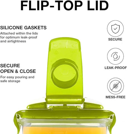 LocknLock Aqua Fridge Door Water Jug | Clear Pitcher | BPA Free Plastic Pitcher with Lid | 3 Quart Pitcher with Lid for Water, Juice, Tea & More Beverages, Green - Image 5