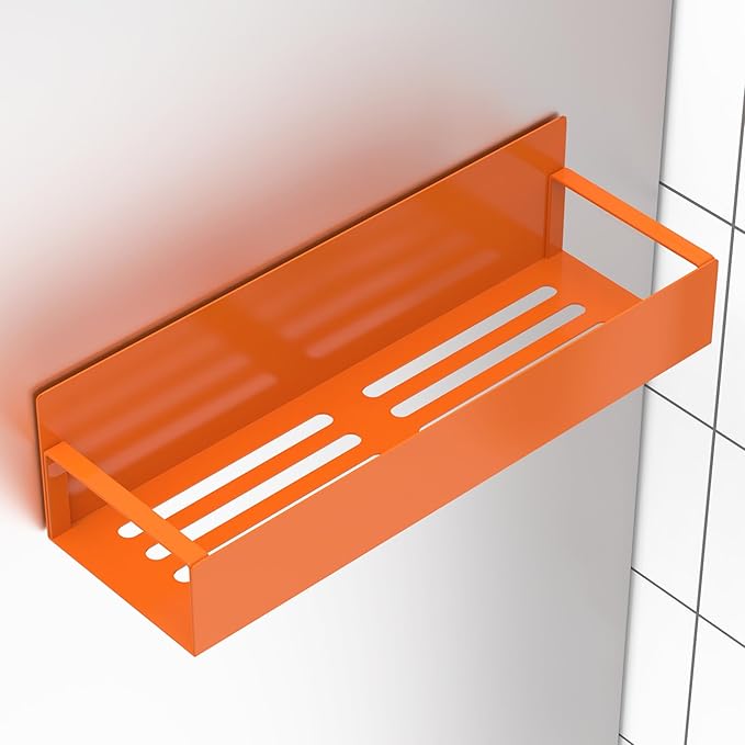 HuggieGems 4 Pack Magnetic Spice Storage Rack Organizer for Refrigerator and Oven, Orange Fridge Organizers and Storage - Image 6