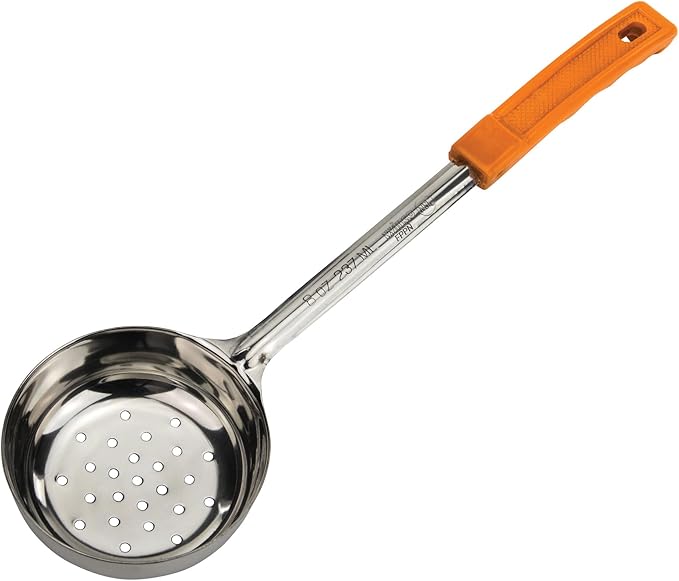 Winco Prime Food Portioner, NSF Listed, Perforated, 8 Ounce, Orange by Winco