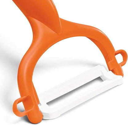 Kyocera Ceramic Horizontal Y Peeler, Orange - Image 5