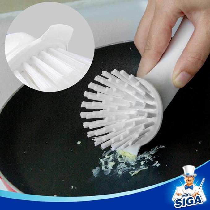 MR.SIGA Pot and Pan Cleaning Brush - Pack of 2 - Image 4