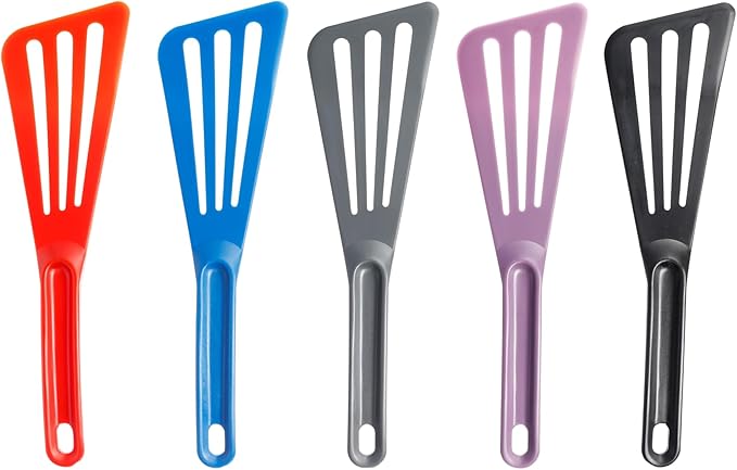 Matfer Bourgeat Exoglass® High Temperature Pelton Spatula, Blue - Image 8