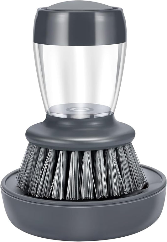 Soap Palm Brush Storage Set, 1 Piece Kitchen Brush with Bracket for Cleaning Pots, Pans and Sinks Scrub Brush Kitchen Scrub Brush by Unknown