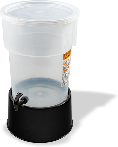 Carlisle FoodService Products Round Beverage Dispenser, Durable Drink Dispenser with Spigot and Sturdy Base for Catering, Events, and Parties, Plastic, 5 Gallons, Black - Image 7