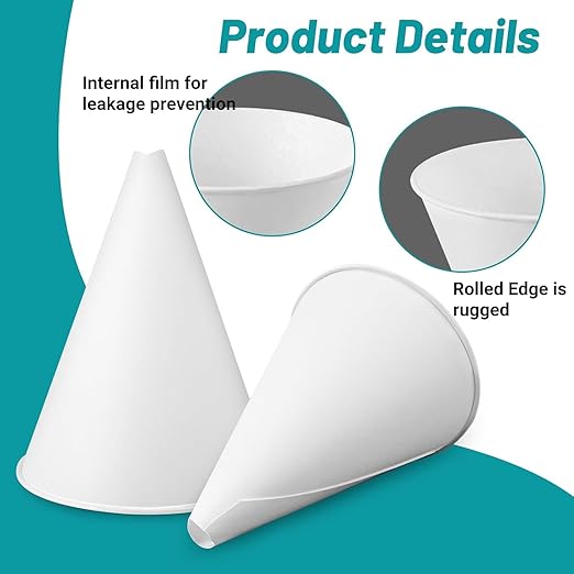 50 Disposable Funnels for Motor Oil & Other Liquids - 4.5 oz Foldable Engine Oil Funnel - Flat Pack