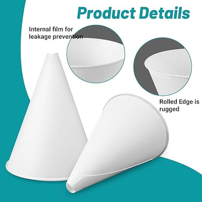 50 Disposable Funnels for Motor Oil & Other Liquids - 4.5 oz Foldable Engine Oil Funnel - Flat Pack