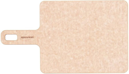 Epicurean Handy Series Cutting Board with Handle, 9-Inch by 7-Inch, Natural