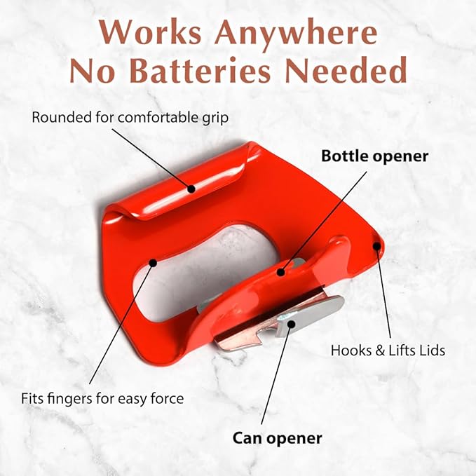 GANGY 2 in 1 Can Opener and Bottle Opener Made in Japan Steel Body with Stainless Steel Blade Compact Easy to Use Kitchen Tool (#100 Small)