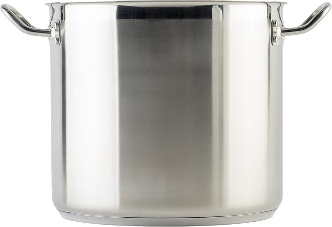 Winware Stainless Steel 16 Quart Stock Pot with Cover, Silver - Image 3