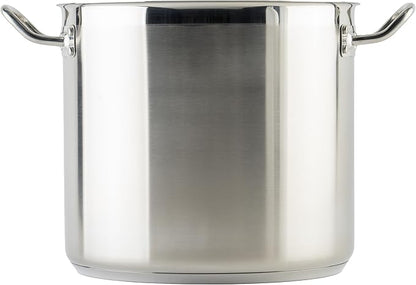 Winware Stainless Steel 16 Quart Stock Pot with Cover, Silver - Image 3