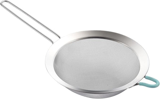 304 Stainless Steel Fine Mesh Strainers for Kitchen, Colander-Skimmer with Handle, Sieve Sifters for Food, Tea, Rice, Oil, Noodles, Fruits, Vegetable by SUNWUKINKitchenmasterhome