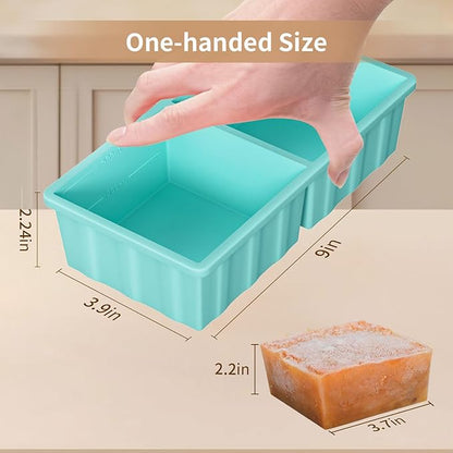 Silicone Freezer Tray for Soup Ice Cubes: 2-Cup Freezing Tray with Lid for Meal Prep - 2Pack Silicon Soup Portion Freeze Trays Make Stock Souped Ice Cube - Image 7