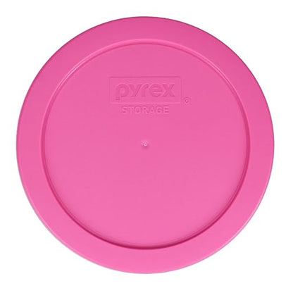Pyrex 7201-PC Round 4 Cup Storage Lid for Glass Bowls (1, Berry Pink) by Pyrex