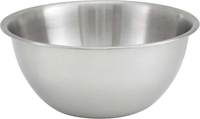 Winco 13 Quart Heavy-Duty Stainless Steel Mixing Bowl, Deep by Fonteme