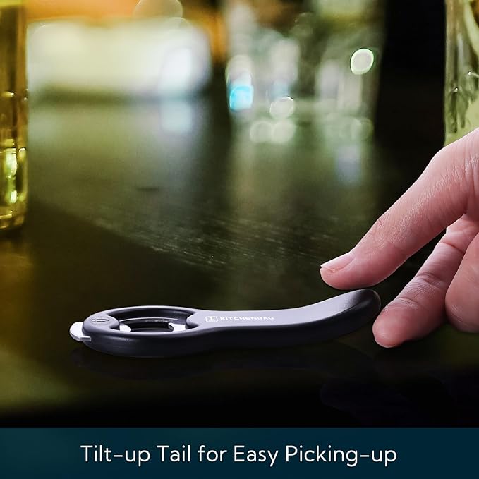 KITCHENDAO 2 in 1 Magnetic Beer Bottle Opener for Fridge and RV with Cap Catcher - Pop Can Soda Can Opener, Stick to Refrigerator for Easy Storage with Magnet, Gift for Men Husband Father - Image 5