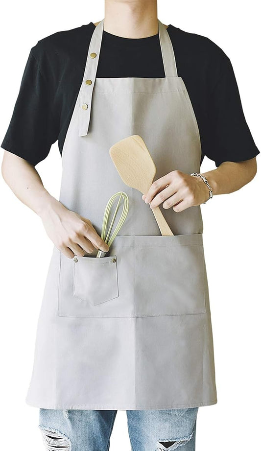 Art Aprons for Painting Pottery Ceramics, Mens Women Kitchen Cooking Aprons Waterproof Green