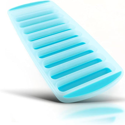 Meadow Lane Ice Stick/Cube Tray, Teal Blue, 1-Tray, Narrow and Long for Sports Bottles