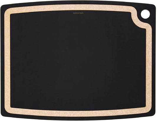 Epicurean Gourmet Series Cutting Board with Juice Groove, 19.5-Inch by 15-Inch, Slate/Natural by Epicurean