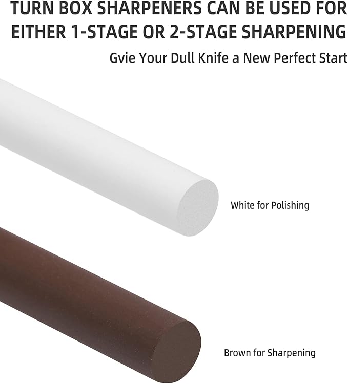 4-Rod Turn Box, Ceramic Sharpener Rod from Kitchen Sharpening Tool, Portable Manual Ceramic Sharpening Rod - Image 3