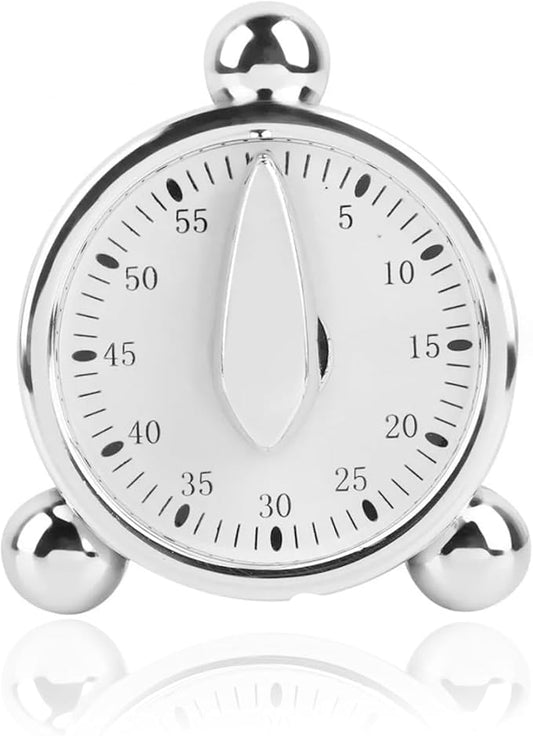 Kitchen Timers for Cooking Seniors 60 Minute Mechanical Kitchen Timer Loud Alarm Clock for Cooking Baking No Batteries Needed Visual Timer Ideal for Kitchen Management Precise Cooking Timing 1 Pack