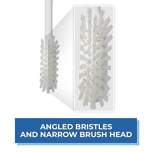 Vikan - Fine Dish Brush - Heavy-Duty, Narrow, Slip-Resistant Cleaning Brush, Polypropylene, Polyester Bristle, 11 Inch, White, (42875) (Pack of 2) - Image 2