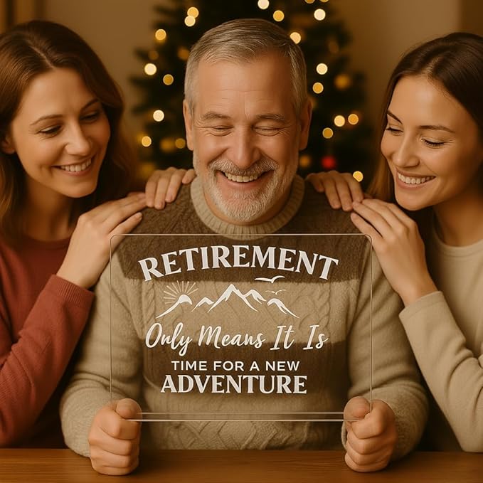 Engraved Acrylic Cutting Board with Counter Lip - Retirement Gifts for Woman Men Clear Counter Protector Kitchen Decor Happy Retirement Gifts for Teachers Mom Dad Coworker Boss Friends Retirees - Image 2