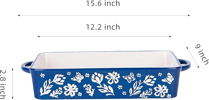Wisenvoy Casserole Dish 9x13 Baking Pan Casserole Dishes For Oven Baking Dish Ceramic Lasagna Pan Baking Dishes For Oven - Image 7