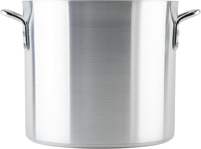 Winco Elemental Aluminum, 16 Qt Stock Pot, 4mm - Image 2