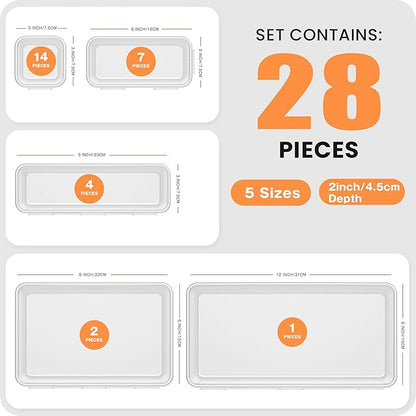 【Military Grade】A-LuGei Drawer Organizer, 【】 Makeup organizer, 【Holds 177 Items】 Bathroom Organizers and Storage, Organization and Storage, Desk Drawer Organizer for Bathroom Vanity - Image 5