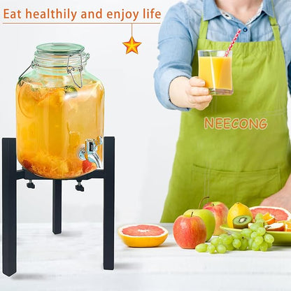 Drink Dispensers Stand For Party. Universal Beverage Dispensers Stand Adjustment Range 7.1 to 11.5 inches Wide, Holder For Most 1 to 3.5 Gallon Beverage Dispensers (stand only)