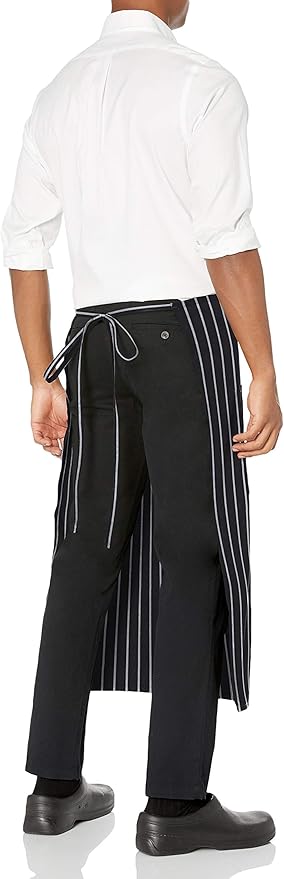 Uncommon Threads unisex adult Full Apron, Chalk Stripe, One Size US